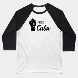 Free Cuba Baseball T-Shirt